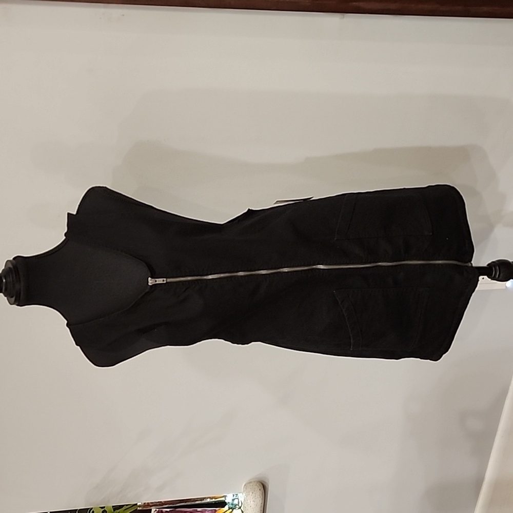 SO zip front pinafore dress Size S